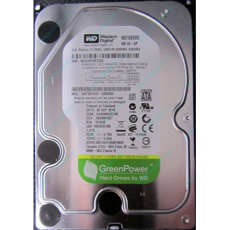 Б/У жёсткий диск 1Tb Western Digital WD10EVVS Green (WD AV-GP 1000 GB) 5400 rpm SATA (Вологда)