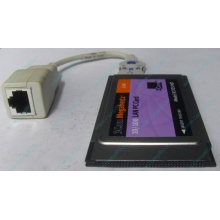 Сетевая карта для ноутбука 3COM Mehahertz 3CCFE574BT (PCMCIA) - Вологда