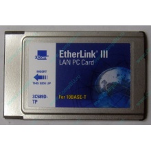 Сетевая карта 3COM Etherlink III 3C589D-TP (PCMCIA) без LAN кабеля (без хвоста) - Вологда